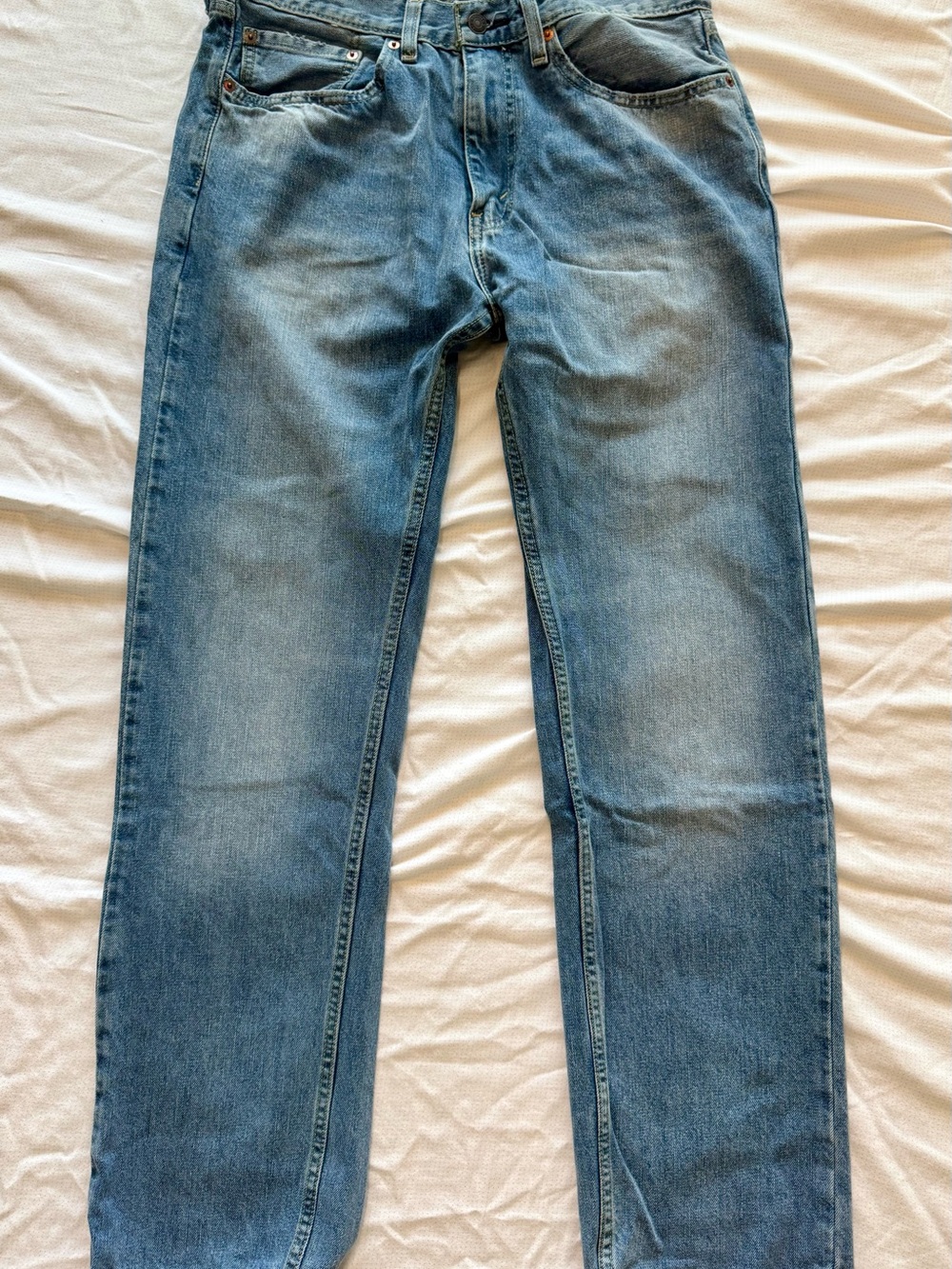 Classic Men's Levi’s 505 Blue Straight-Leg Jeans Size 34x34